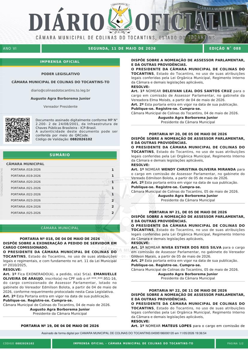 Capa da edição