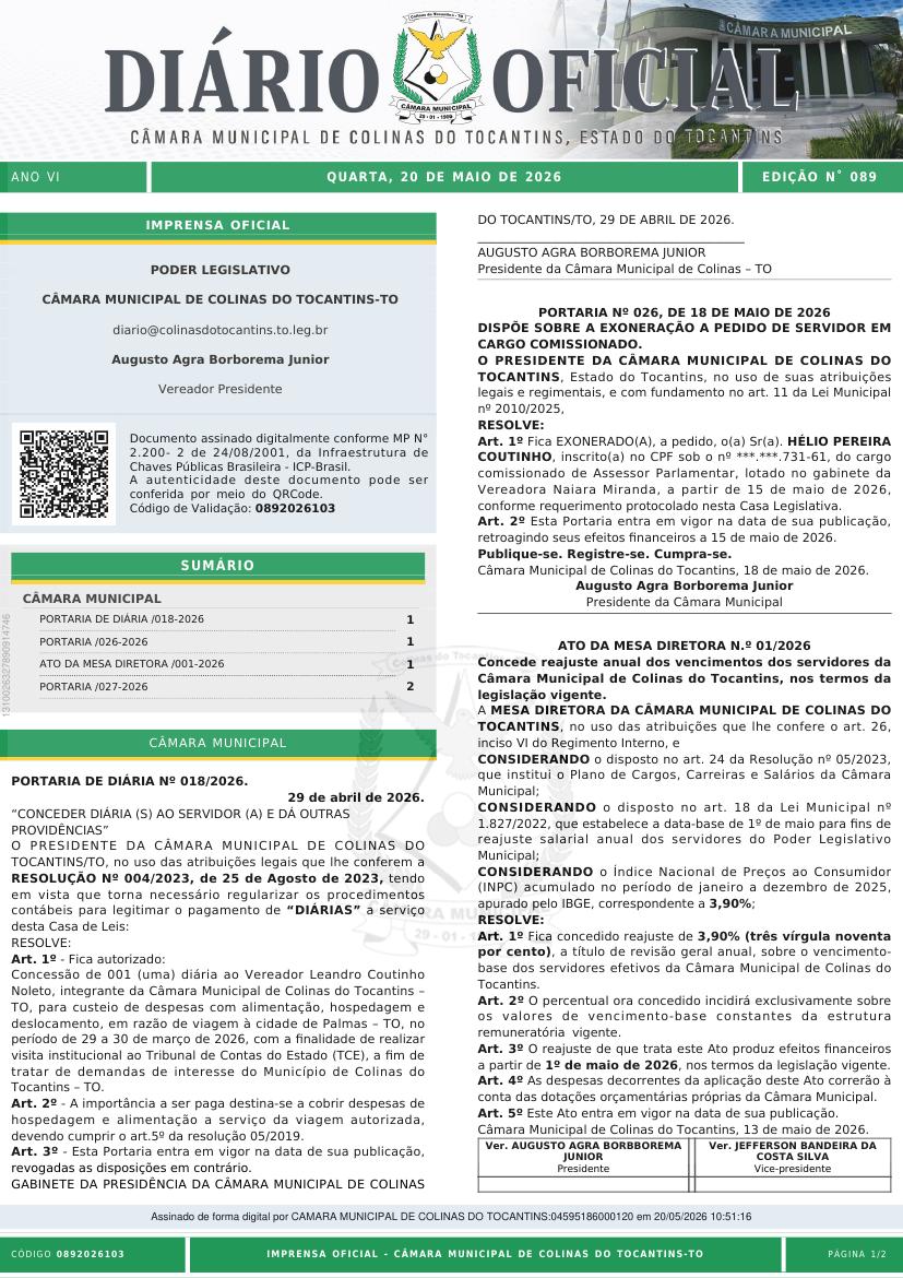 Capa da edição