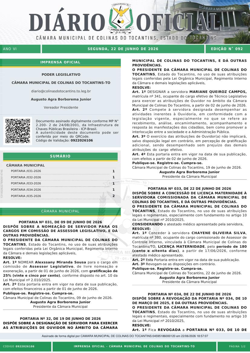 Capa da edição