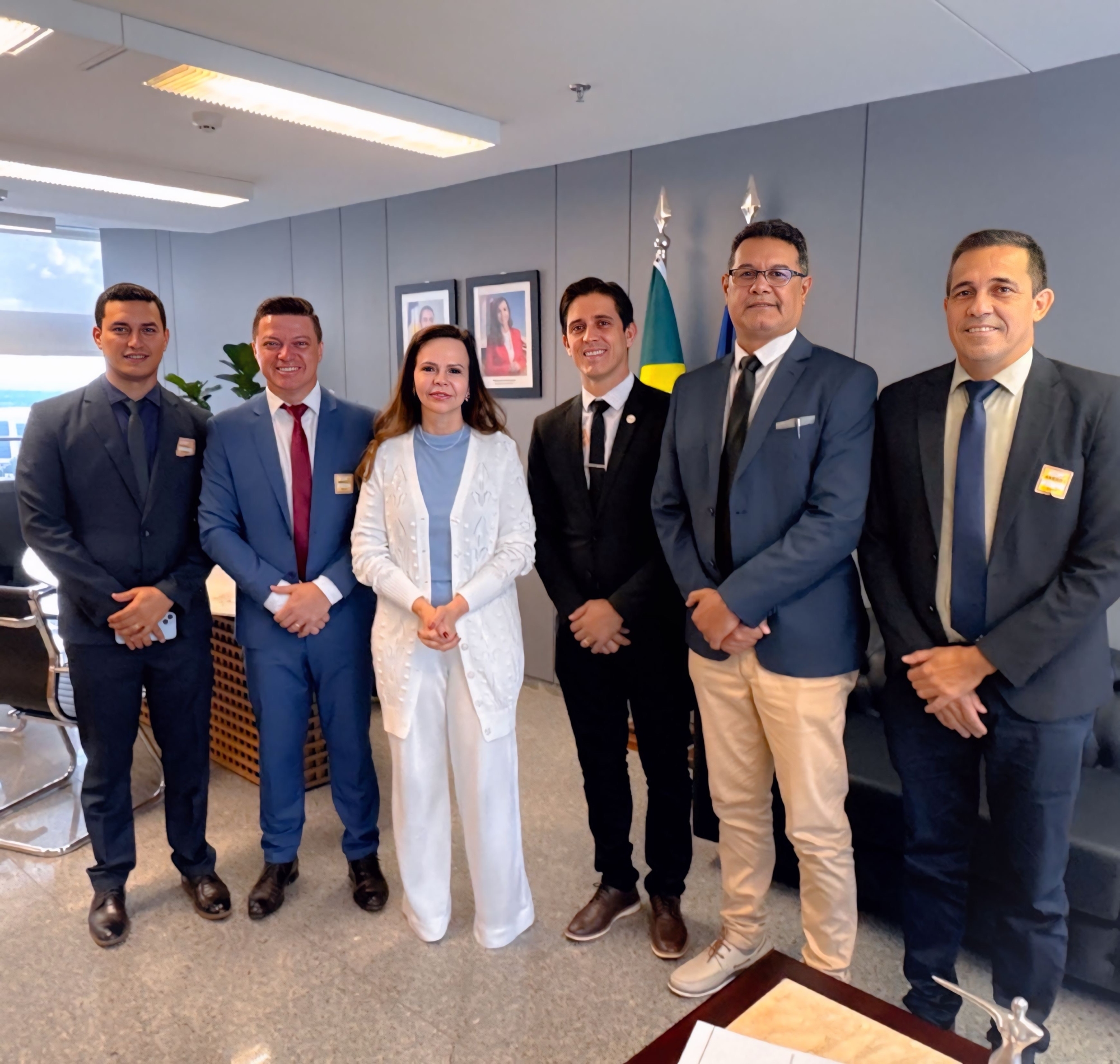 Vereadores de Colinas buscam apoio em Brasília para fortalecer investimentos no município em reunião com Senadora Dorinha