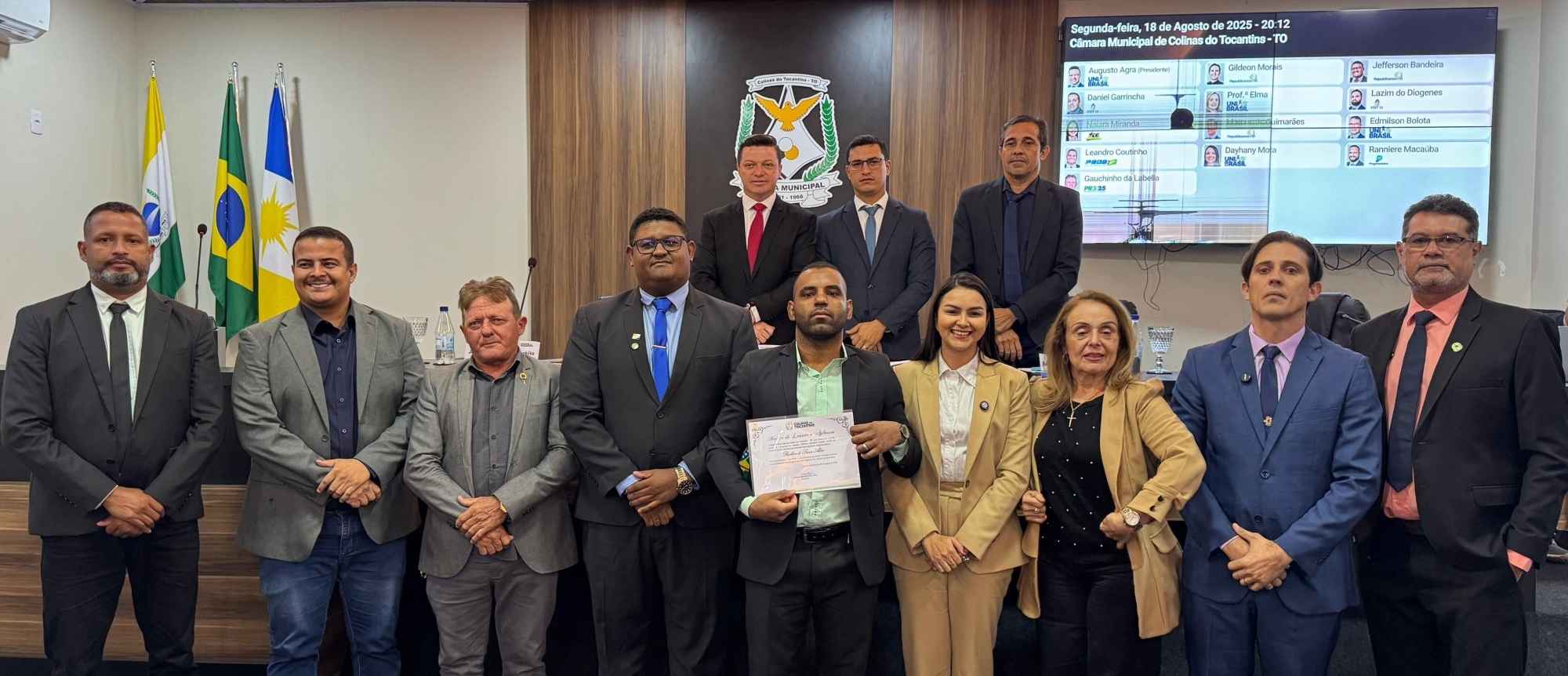 Câmara Municipal de Colinas homenageia maçonaria em sessão especial pelo Dia do Maçom